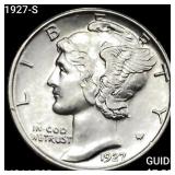 1927-S Mercury Dime CHOICE BU FSB
