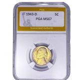 1943-D Jefferson Nickel PGA MS67
