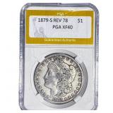 1879-S REV 78 Morgan Silver Dollar PGA XF40