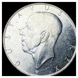 1938 Sweden Silver 2 Kroner UNCIRCULATED