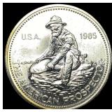 1985 Engelhard 1 oz Silver Round GEM BU