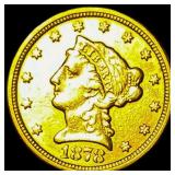 1878 Liberty Head Gold Quarter Eagle $2.50 CLOSELY