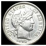 1892 Silver Barber Dime UNCIRCULATED