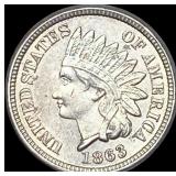 1863 Indian Head Cent UNCIRCULATED