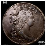 1803 Draped Bust Half Cent HIGH GRADE