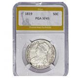 1819 Capped Bust Half Dollar PGA XF45