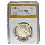1946 Booker T Half Dollar PGA MS66+