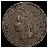 1873 Indian Head Cent LIGHTLY CIRCULATED