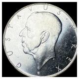 1938 Sweden Silver 2 Kroner UNCIRCULATED