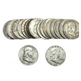 Roll of 20 Silver Franklin 50C