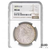 1879-S Morgan Silver Dollar NGC MS66