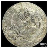 Mexico Silver 1 Peso Chopmarks NEARLY UNCIRCULATE