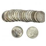 Roll of 20 Silver Peace $1