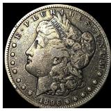 1896-S Silver Morgan Dollar LIGHTLY CIRCULATED