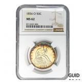 1856-O Seated Liberty Half Dollar NGC MS62