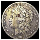 1881 Silver Morgan Dollar LIGHTLY CIRCULATED