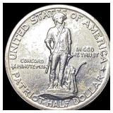 1925 Silver Half Dollar Lexington-Concord CHOICE A