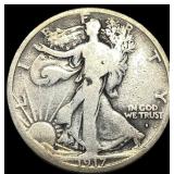 1917-S Silver Walking Liberty Half Dollar  LIGHTL