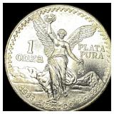 1983 Mexico Silver 1 Onza Libertad GEM BU