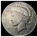 1934-S Silver Peace Dollar LIGHTLY CIRCULATED