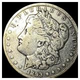 1893-CC Silver Morgan Dollar HIGH GRADE