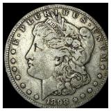 1898-S Silver Morgan Dollar ABOUT UNCIRCULATED