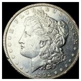 1892-S Silver Morgan Dollar CLOSELY UNCIRCULATED