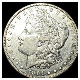 1901 Morgan Silver Dollar CLOSELY UNCIRCULATED