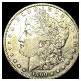 1890-S Silver Morgan Dollar CLOSELY UNCIRCULATED