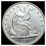 1877 Seated Liberty Half Dollar CHOICE AU