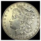 1884-S Silver Morgan Dollar CHOICE AU