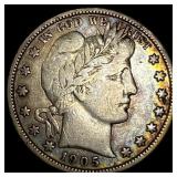 1905 Silver Barber Half Dollar LIGHTLY  CIRCULATE