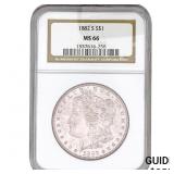 1882-S Morgan Silver Dollar NGC MS66