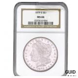 1879-S Morgan Silver Dollar NGC MS66