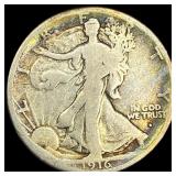 1916-S Walking Liberty Half Dollar NICELY  CIRCUL