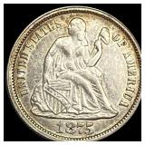 1875 Seated Liberty Dime CLOSELY UNCIRCULATED