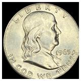 1963-D Silver Franklin Half Dollar  UNCIRCULATED