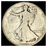 1917-S Silver Walking Liberty Half Dollar  CHOICE