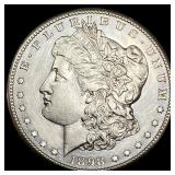 1898-S Silver Morgan Dollar CHOICE BU