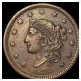 1838 Braided Hair Large Cent CLOSELY UNCIRCULATED