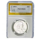 1963 Franklin Half Dollar PGA MS65