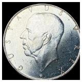 1938 Sweden Silver 2 Kroner UNCIRCULATED