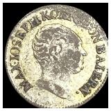 German Bavaria Maximillian IV Silver Kreuzer