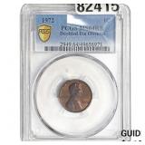 1972 Wheat Cent PCGS MS64 RB DDO