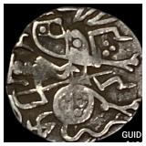 India Rajput 700-1000  Silver Jital NEARLY UNCIRC