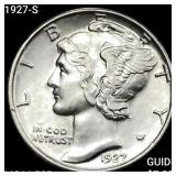 1927-S Mercury Dime CHOICE BU FSB