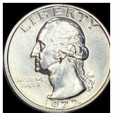 1932-D Silver Washington Quarter CHOICE BU