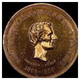 1909 Abraham Lincoln Centennial Medal. CHOICE PROO