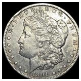 1891-CC Silver Morgan Dollar NEARLY  UNCIRCULATED
