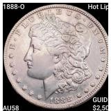 1888-O Hot Lips Morgan Silver Dollar CHOICE AU
